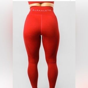 Alphalete Red Leggings